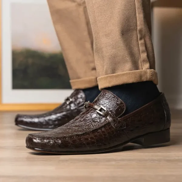 marco_di_milano_fabro_cai_7-1.webp Cheap Marco di Milano Fabro Caiman Crocodile Bit Loafers Brown