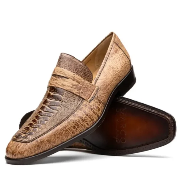 Cheap Marco di Milano Fangio Ostrich Penny Loafers Orix