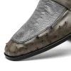 Outlet Marco di Milano Fangio Ostrich Penny Loafer Serpentine Grey