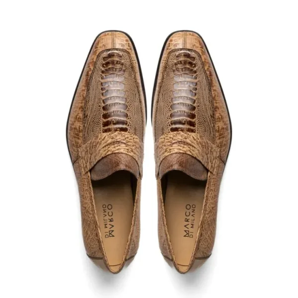 Cheap Marco di Milano Fangio Ostrich Penny Loafers Orix