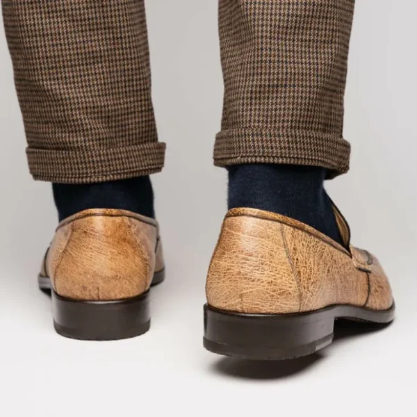 Cheap Marco di Milano Fangio Ostrich Penny Loafers Orix