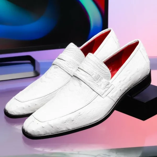 marco_di_milano_fangio_os_8-3.webp Online Marco di Milano Fangio Ostrich Penny Loafers White