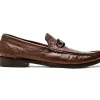 Hot Marco di Milano Ferrioni Ostrich Bit Loafer Brown