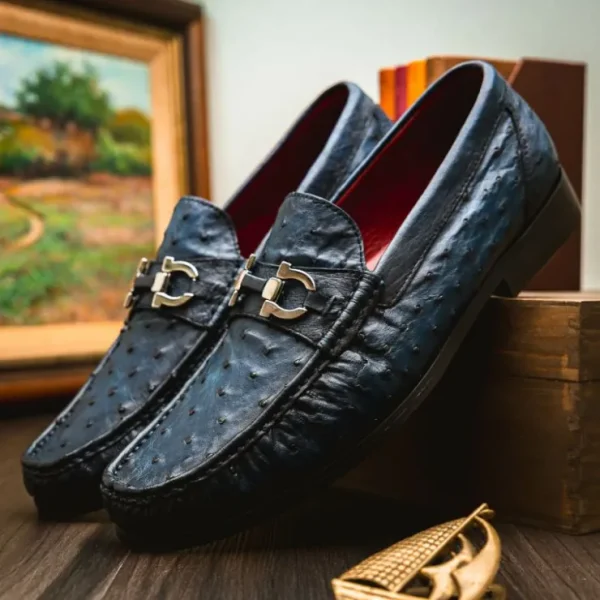 marco_di_milano_ferrioni__10-3.webp Online Marco di Milano Ferrioni Ostrich Bit Loafer Navy