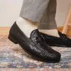Hot Marco di Milano Ferrioni Ostrich Bit Loafer Black