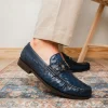 Online Marco di Milano Ferrioni Ostrich Bit Loafer Navy