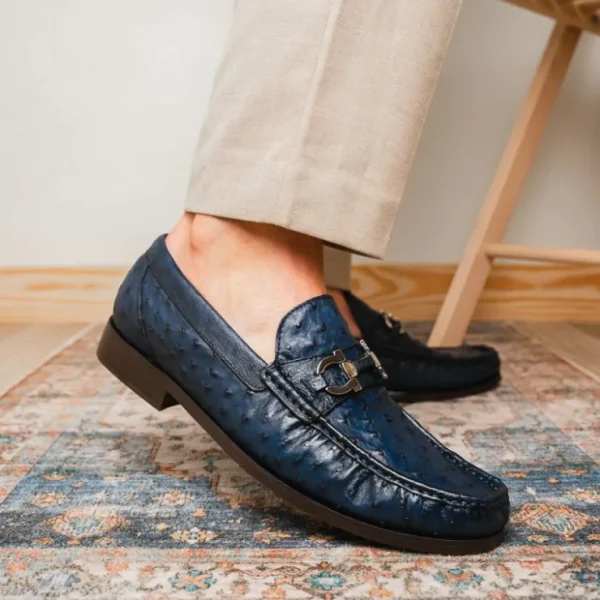 marco_di_milano_ferrioni__7-3.webp Online Marco di Milano Ferrioni Ostrich Bit Loafer Navy