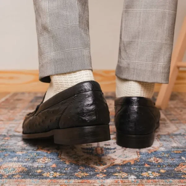 marco_di_milano_ferrioni__7.webp Hot Marco di Milano Ferrioni Ostrich Bit Loafer Black