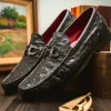 Hot Marco di Milano Ferrioni Ostrich Bit Loafer Black