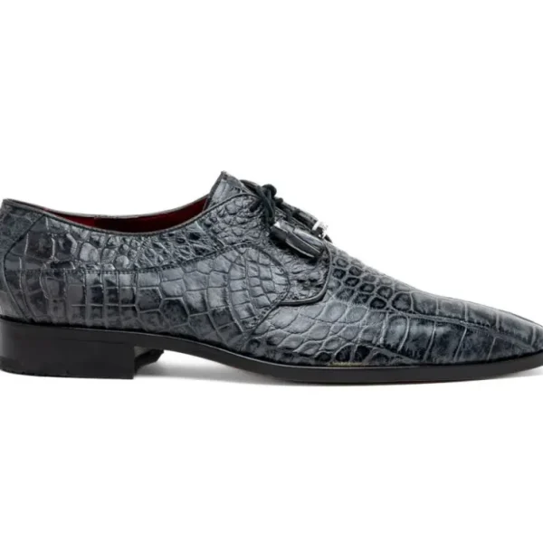 Discount Marco di Milano Fitipaldi Alligator Derby Rustic Grey RustiGrey