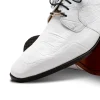 Discount Marco di Milano Fitipaldi Alligator Derby White
