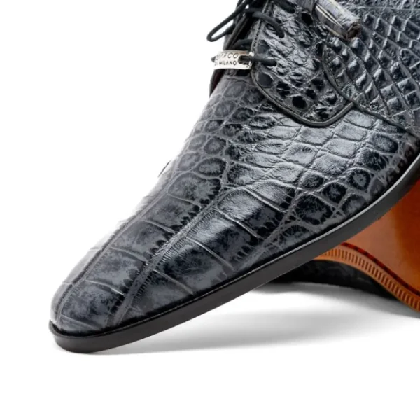 Discount Marco di Milano Fitipaldi Alligator Derby Rustic Grey RustiGrey