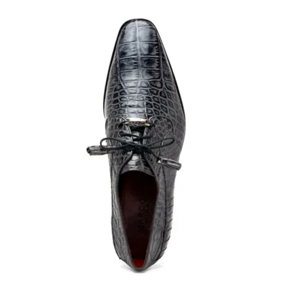 Discount Marco di Milano Fitipaldi Alligator Derby Rustic Grey RustiGrey