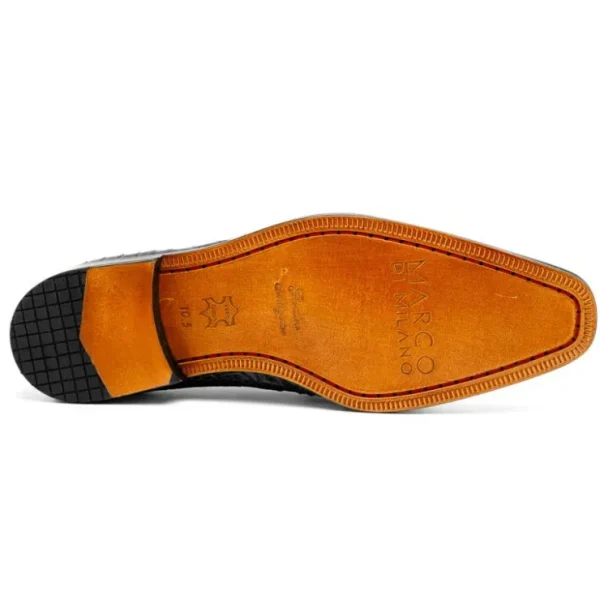 Discount Marco di Milano Fitipaldi Alligator Derby Rustic Grey RustiGrey