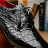 Cheap Marco di Milano Fitipaldi Alligator Derby Black