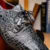 Discount Marco di Milano Fitipaldi Alligator Derby Rustic Grey RustiGrey