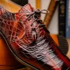 Shop Marco di Milano Fitipaldi Alligator Derby Rustic Cognac RustiCognac