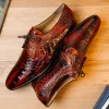 Shop Marco di Milano Fitipaldi Alligator Derby Rustic Cognac RustiCognac
