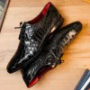 Cheap Marco di Milano Fitipaldi Alligator Derby Black