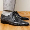 Discount Marco di Milano Fitipaldi Alligator Derby Rustic Grey RustiGrey