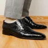 Cheap Marco di Milano Fitipaldi Alligator Derby Black