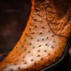 Sale Marco di Milano Giorgio Ostrich Quill Dress Boots Brandy