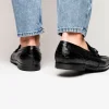 Clearance Marco di Milano Hugo Alligator Bit Loafers Black