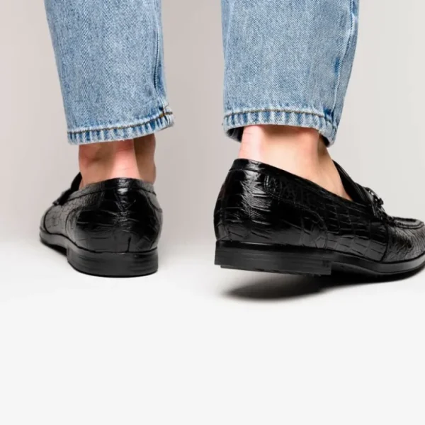 marco_di_milano_hugo_alli_10.webp Clearance Marco di Milano Hugo Alligator Bit Loafers Black