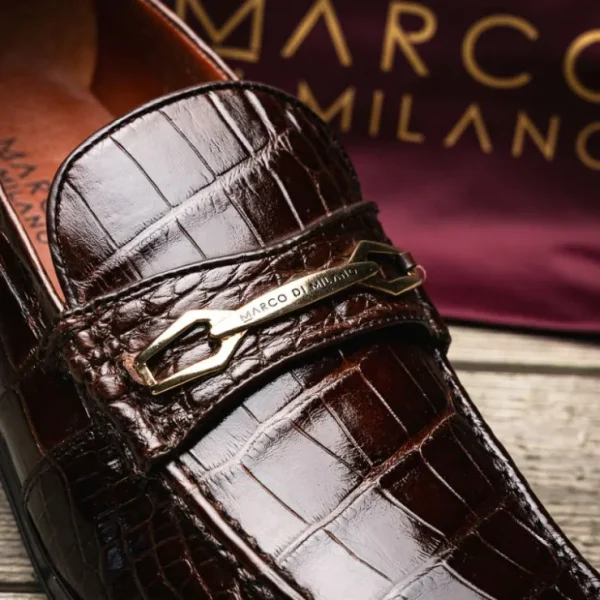 marco_di_milano_hugo_alli_6-1.webp Fashion Marco di Milano Hugo Alligator Bit Loafers Brown