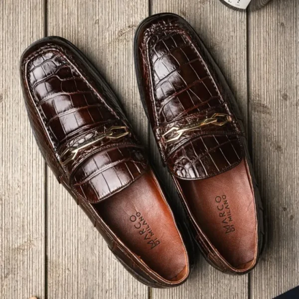 marco_di_milano_hugo_alli_7-1.webp Fashion Marco di Milano Hugo Alligator Bit Loafers Brown