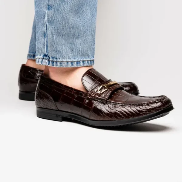 marco_di_milano_hugo_alli_9-1.webp Fashion Marco di Milano Hugo Alligator Bit Loafers Brown