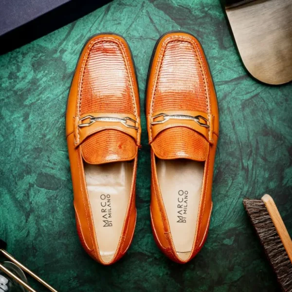 marco_di_milano_hugo_liza_9-3.webp Cheap Marco di Milano Hugo Lizard & Calfskin Bit Loafers Honey