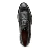 Clearance Marco di Milano John Woven Caiman Crocodile Oxford Black
