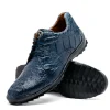 Best Sale Marco di Milano Kratos Caiman Crocodile Sneaker Navy