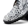 Discount Marco di Milano Kratos Caiman Crocodile Sneaker Newspaper