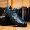 Best Sale Marco di Milano Kratos Caiman Crocodile Sneaker Navy