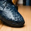 Best Sale Marco di Milano Kratos Caiman Crocodile Sneaker Navy