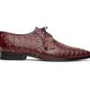 Sale Marco di Milano Lacio Caiman Crocodile Derby Wine