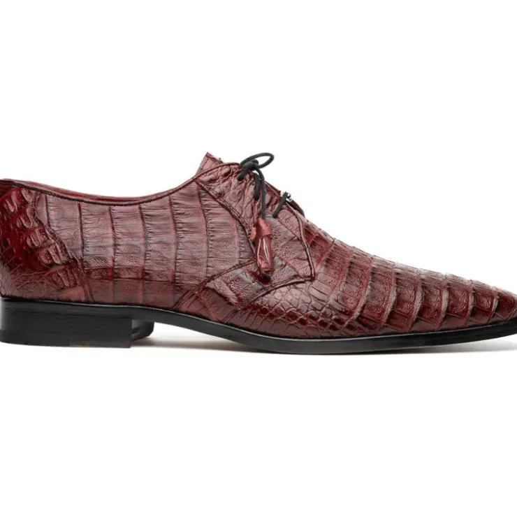 Sale Marco di Milano Lacio Caiman Crocodile Derby Wine