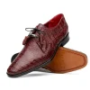 Sale Marco di Milano Lacio Caiman Crocodile Derby Wine