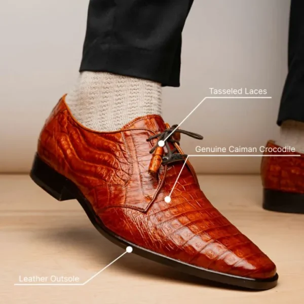 marco_di_milano_lacio_cai_10.webp Cheap Marco di Milano Lacio Caiman Crocodile Derby Brandy