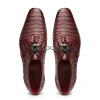 Sale Marco di Milano Lacio Caiman Crocodile Derby Wine