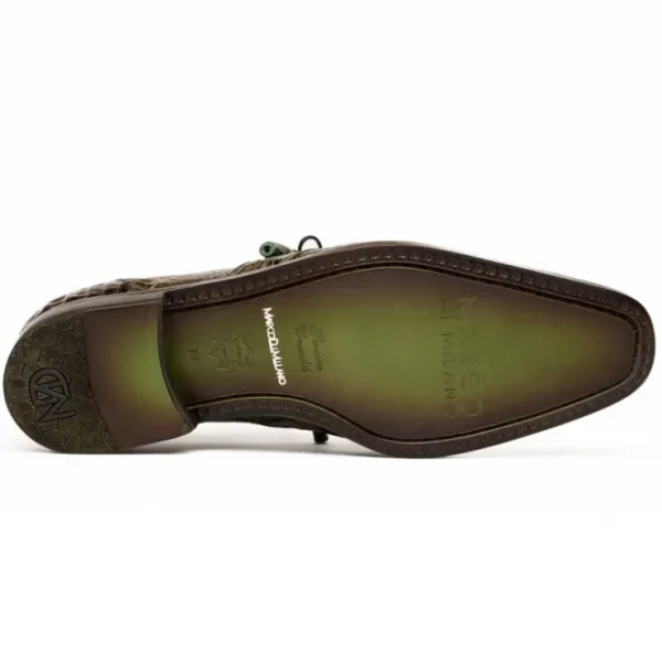 marco_di_milano_lacio_cai_4-6.webp Flash Sale Marco di Milano Lacio Caiman Crocodile Derby Wood Green WoodGreen