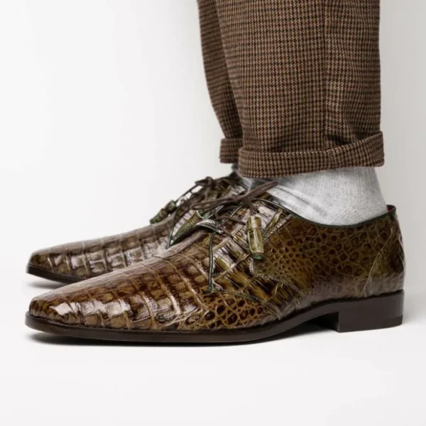 marco_di_milano_lacio_cai_8-6.webp Flash Sale Marco di Milano Lacio Caiman Crocodile Derby Wood Green WoodGreen