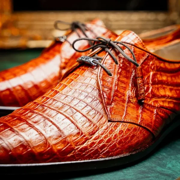 marco_di_milano_lacio_cai_8.webp Cheap Marco di Milano Lacio Caiman Crocodile Derby Brandy