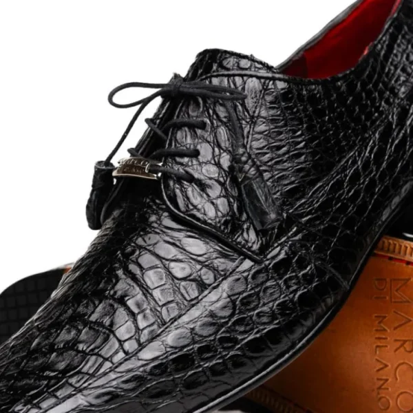 marco_di_milano_leonardo__2.webp Flash Sale Marco di Milano Leonardo Caiman Crocodile Derby Black