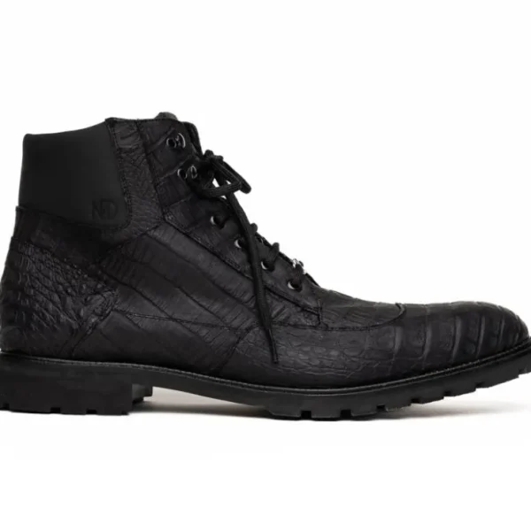 marco_di_milano_leoni_cai_0-1.webp Flash Sale Marco di Milano Leoni Caiman Crocodile Lace Up Boots Oil Black OilBlack