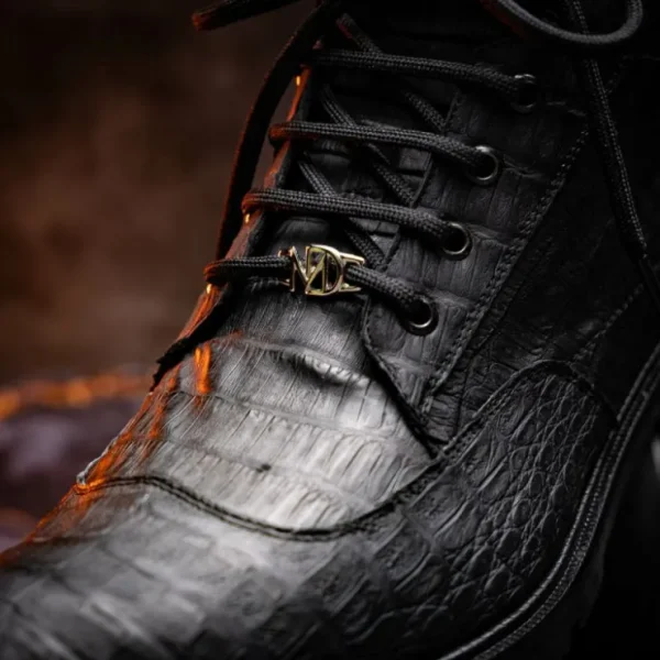 marco_di_milano_leoni_cai_10-1.webp Flash Sale Marco di Milano Leoni Caiman Crocodile Lace Up Boots Oil Black OilBlack