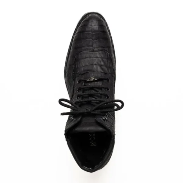 marco_di_milano_leoni_cai_3-1.webp Flash Sale Marco di Milano Leoni Caiman Crocodile Lace Up Boots Oil Black OilBlack