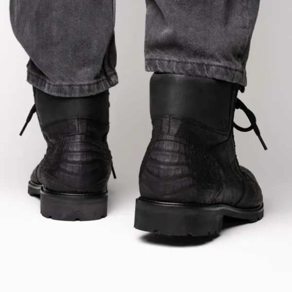 marco_di_milano_leoni_cai_7-1.webp Flash Sale Marco di Milano Leoni Caiman Crocodile Lace Up Boots Oil Black OilBlack